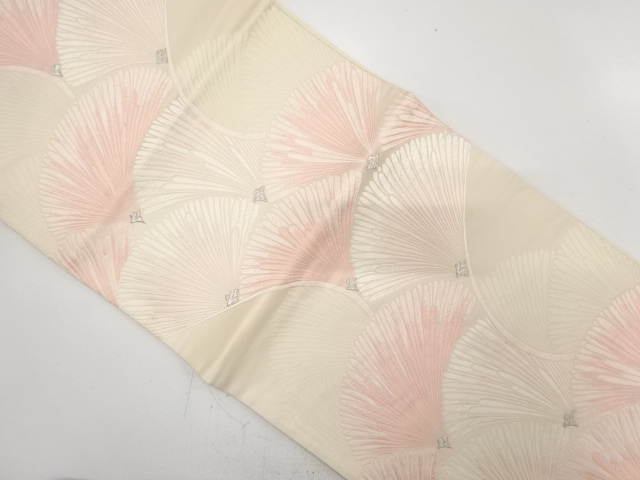 JAPANESE KIMONO / ANTIQUE FUKURO OBI / SILK / WOVEN YOUNG PINE